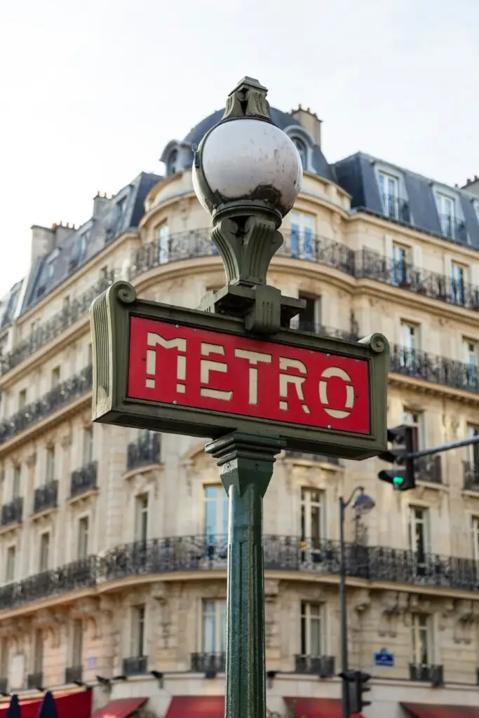 Paris on a Budget: Paris metro station