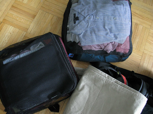 Packing Light for Travel: packing cubes