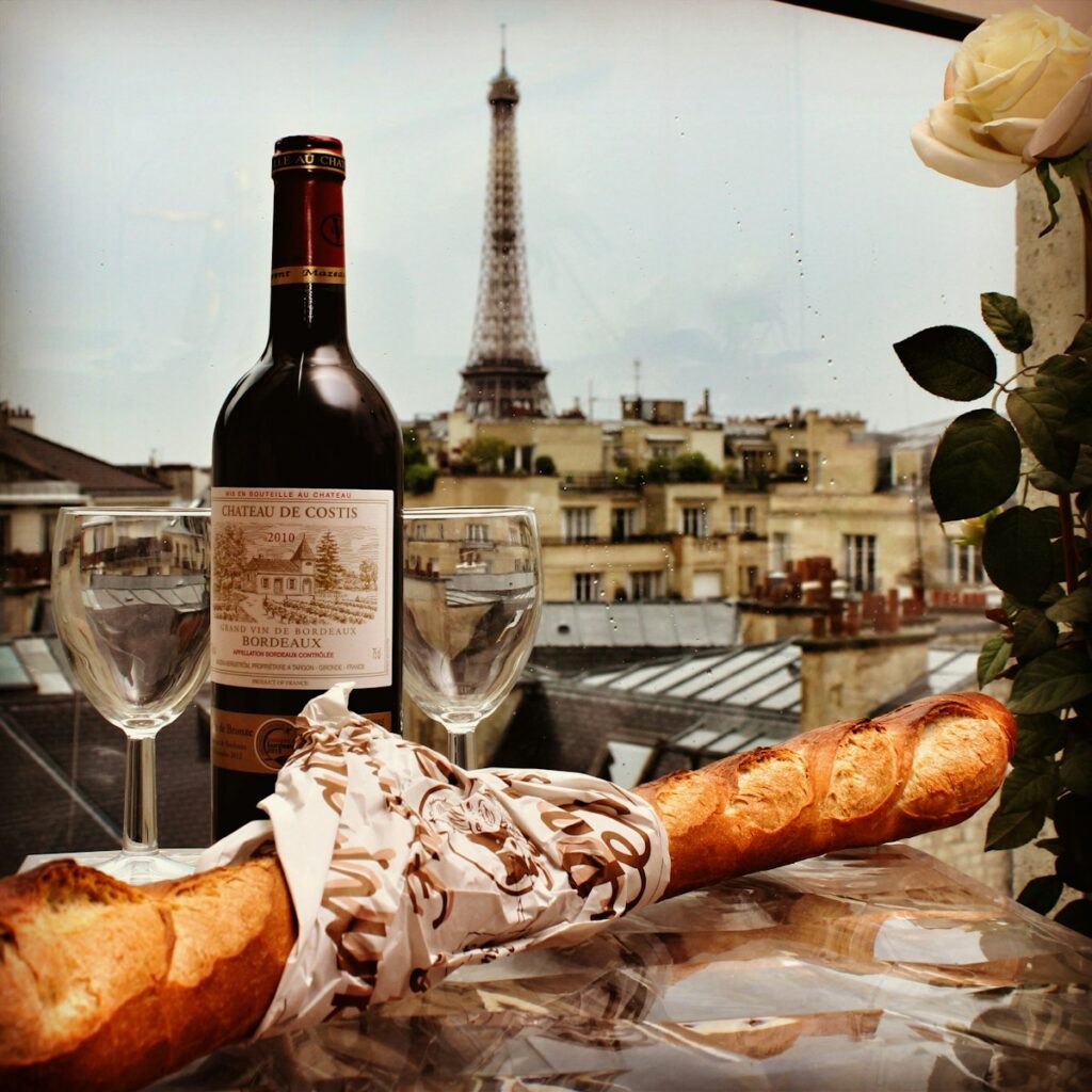 Paris on a Budget: bread near wine